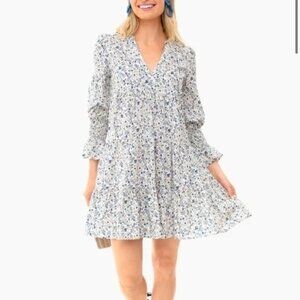 Tuckernuck Fleur Kenzo Tiered Mini Dress size Small